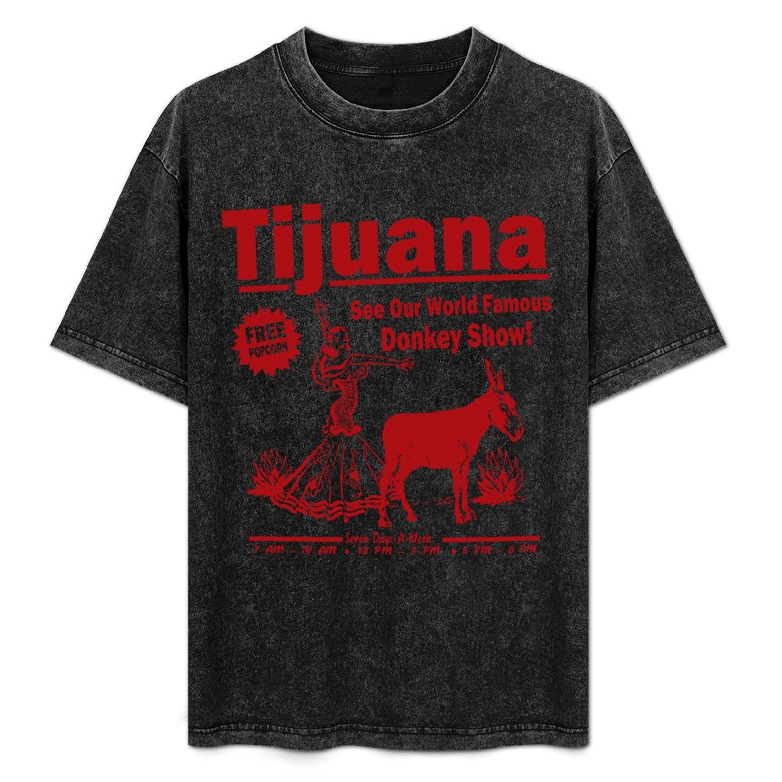 Men'S Fashion Tijuana - Funny Shirt - Tijuana Donkey Show