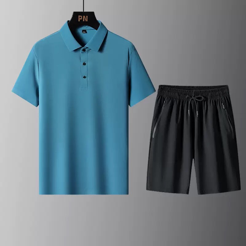 Men'S Fashion Polo Shirt - Summer Fashion Solid Color Comfortable Breathable