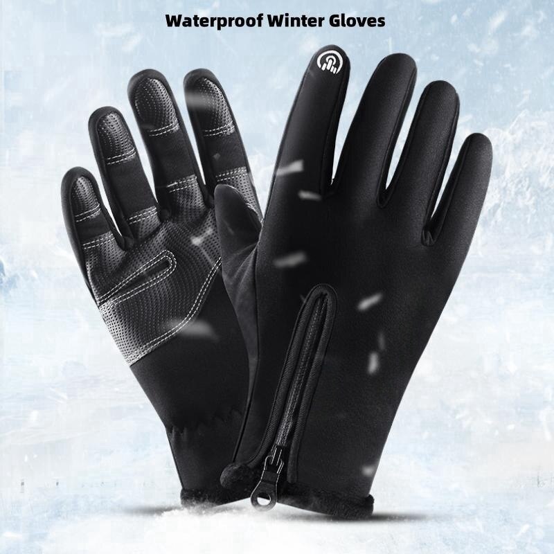 Driving Gloves Leather - Winter Warm Gloves Men Women Touch