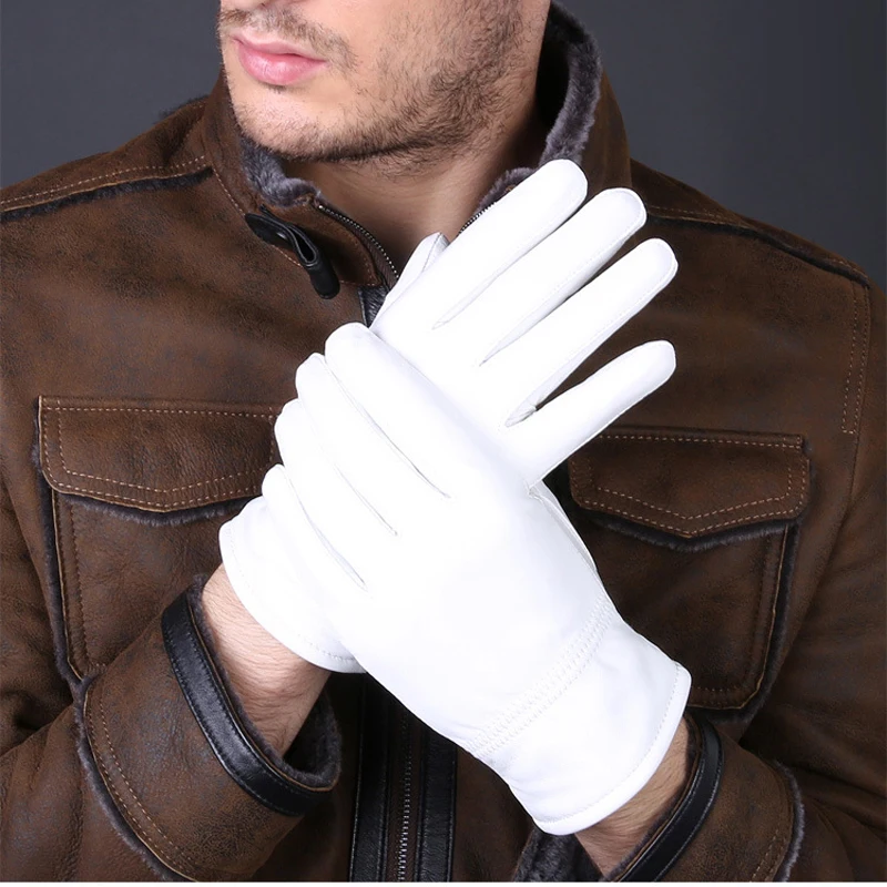 2025 Winter Genuine Leather Wh – обзор и цена Driving Gloves Leather