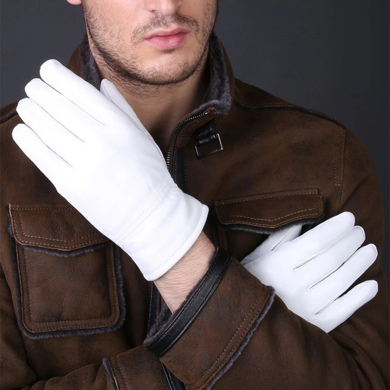 2025 Winter Genuine Leather Wh – обзор и цена Driving Gloves Leather
