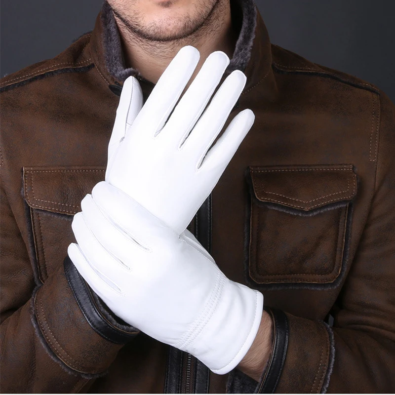 2025 Winter Genuine Leather Wh – обзор и цена Driving Gloves Leather