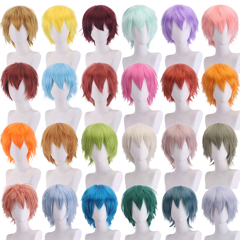 Synthetic Cosplay Anime Wig Co – обзор и цена Men Fashion Hair Style