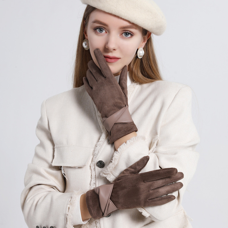 1 Pair Suede Gloves For Women  – обзор и цена Driving Gloves Leather