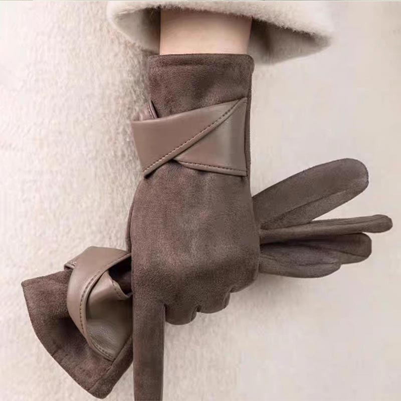 1 Pair Suede Gloves For Women  – обзор и цена Driving Gloves Leather