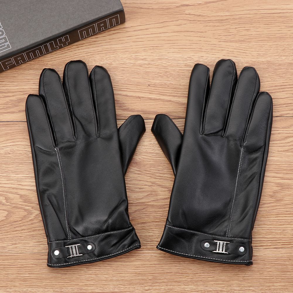 Men's Fleece Thermal Leather G – обзор и цена Driving Gloves Leather