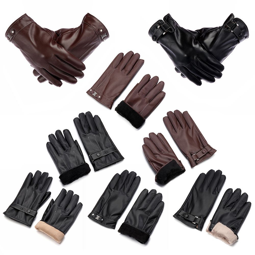 Men's Fleece Thermal Leather G – обзор и цена Driving Gloves Leather