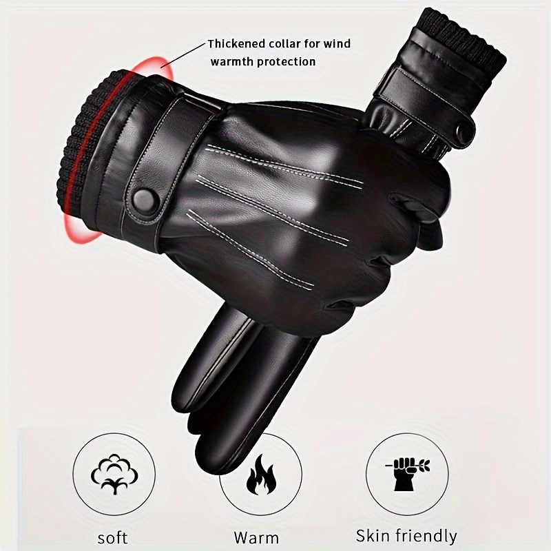 1Pair Winter Gloves Warm Drivi – обзор и цена Driving Gloves Leather