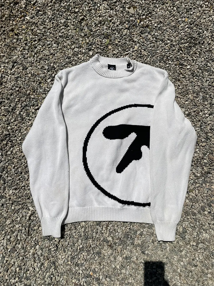 Men's Sweater Y2K Aphex Twin K – обзор и цена Mens Fashion Jumpers