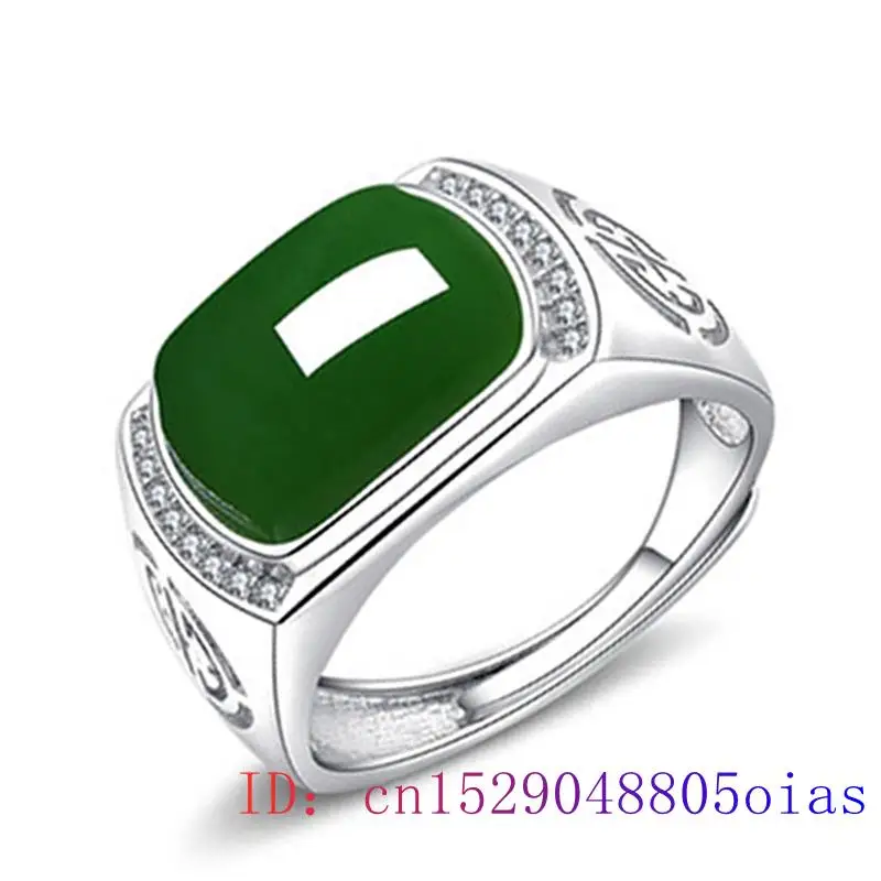 Green Jade Ring Gifts Fashion  – обзор и цена Men'S Fashion Rings