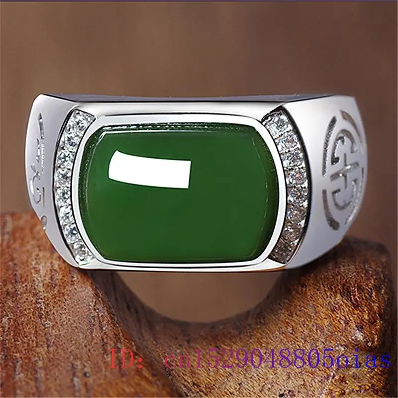 Green Jade Ring Gifts Fashion  – обзор и цена Men'S Fashion Rings