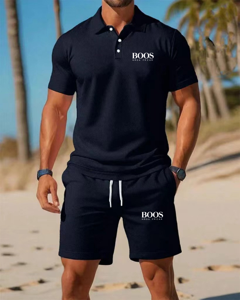 New men's business casual shor – обзор и цена Men'S Fashion Polo Shirt