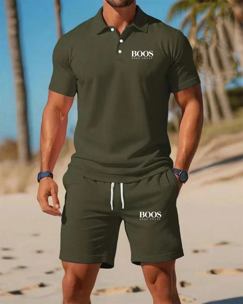 New men's business casual shor – обзор и цена Men'S Fashion Polo Shirt