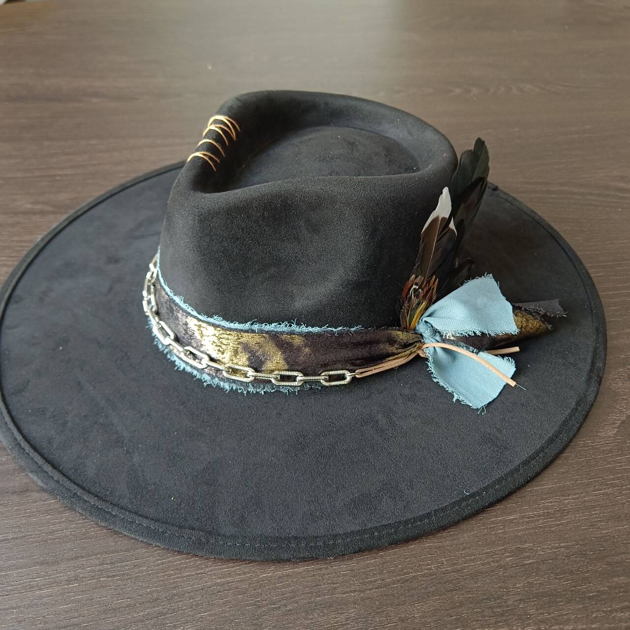 Coffee wide-brimmed jazz hat f – обзор и цена Mens Fashion Bucket Hat