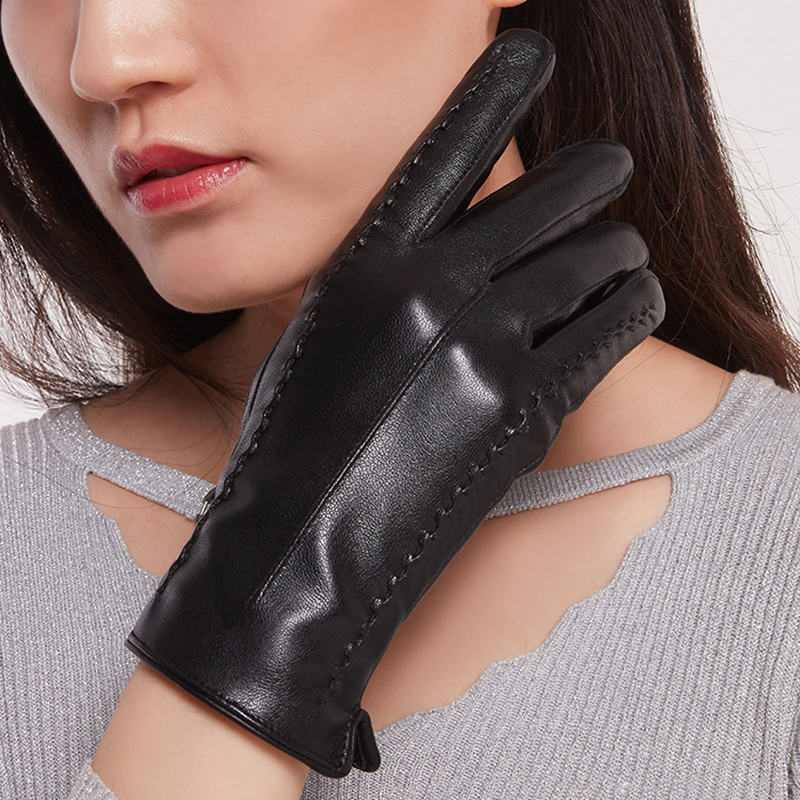 Women's Sheepskin Gloves Winte – обзор и цена Driving Gloves Leather
