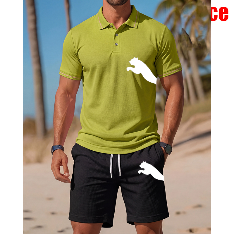 Men's Casual Short-Sleeved Pol – обзор и цена Men'S Fashion Polo Shirt