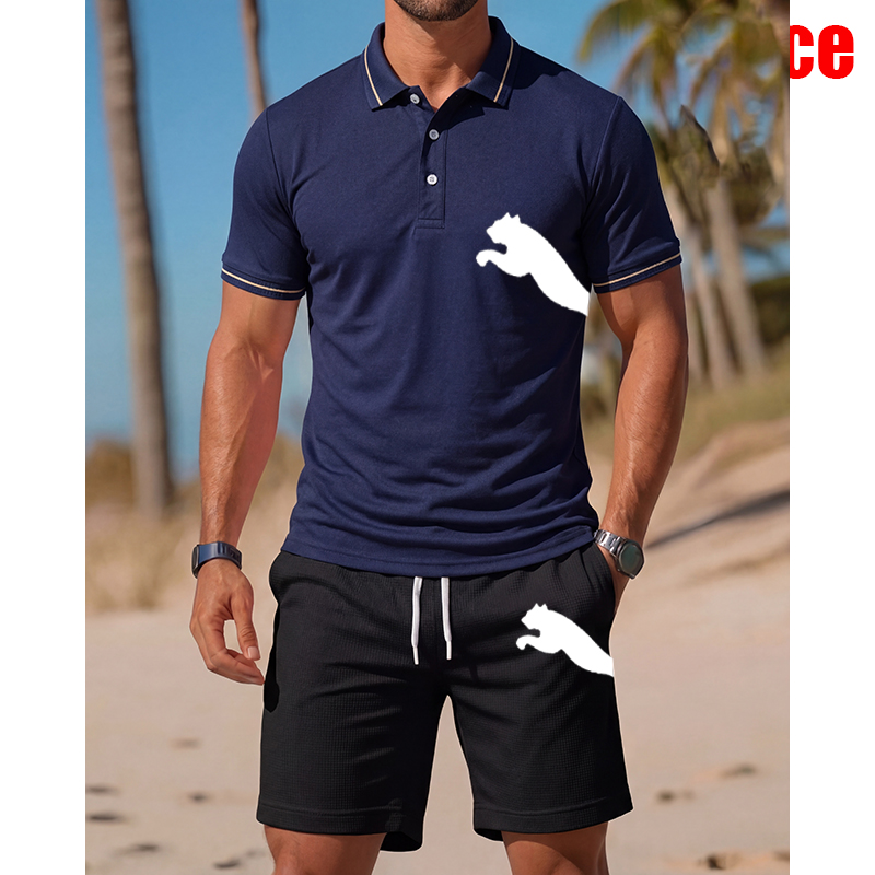 Men's Casual Short-Sleeved Pol – обзор и цена Men'S Fashion Polo Shirt