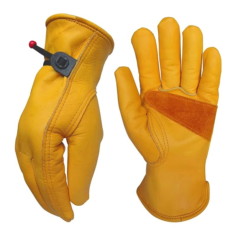 1 Pair Cowhide Heavy Duty Secu – обзор и цена Driving Gloves Leather