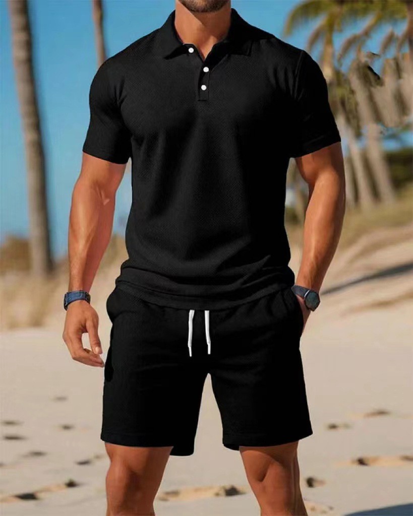 Men's polo shirt set  Summer n – обзор и цена Men'S Fashion Polo Shirt