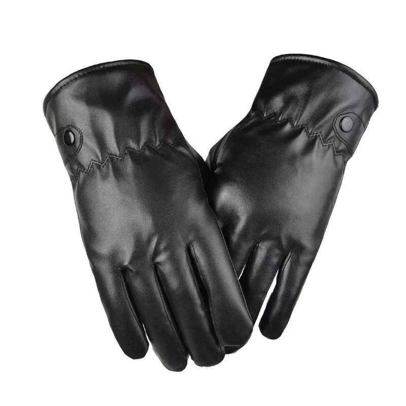 Winter Fashion Black PU Leathe – обзор и цена Driving Gloves Leather