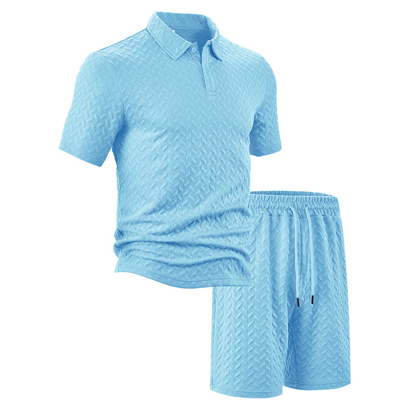 Men's summer lapel jacquard th – обзор и цена Men'S Fashion Polo Shirt