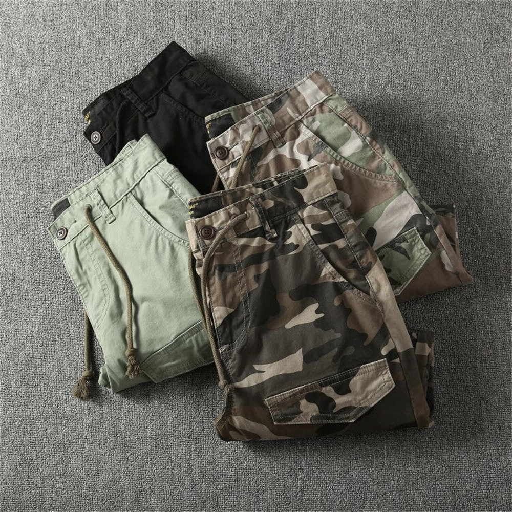 Autumn New Men's Fashion Full  – обзор и цена Mens Fashion Camo Pants