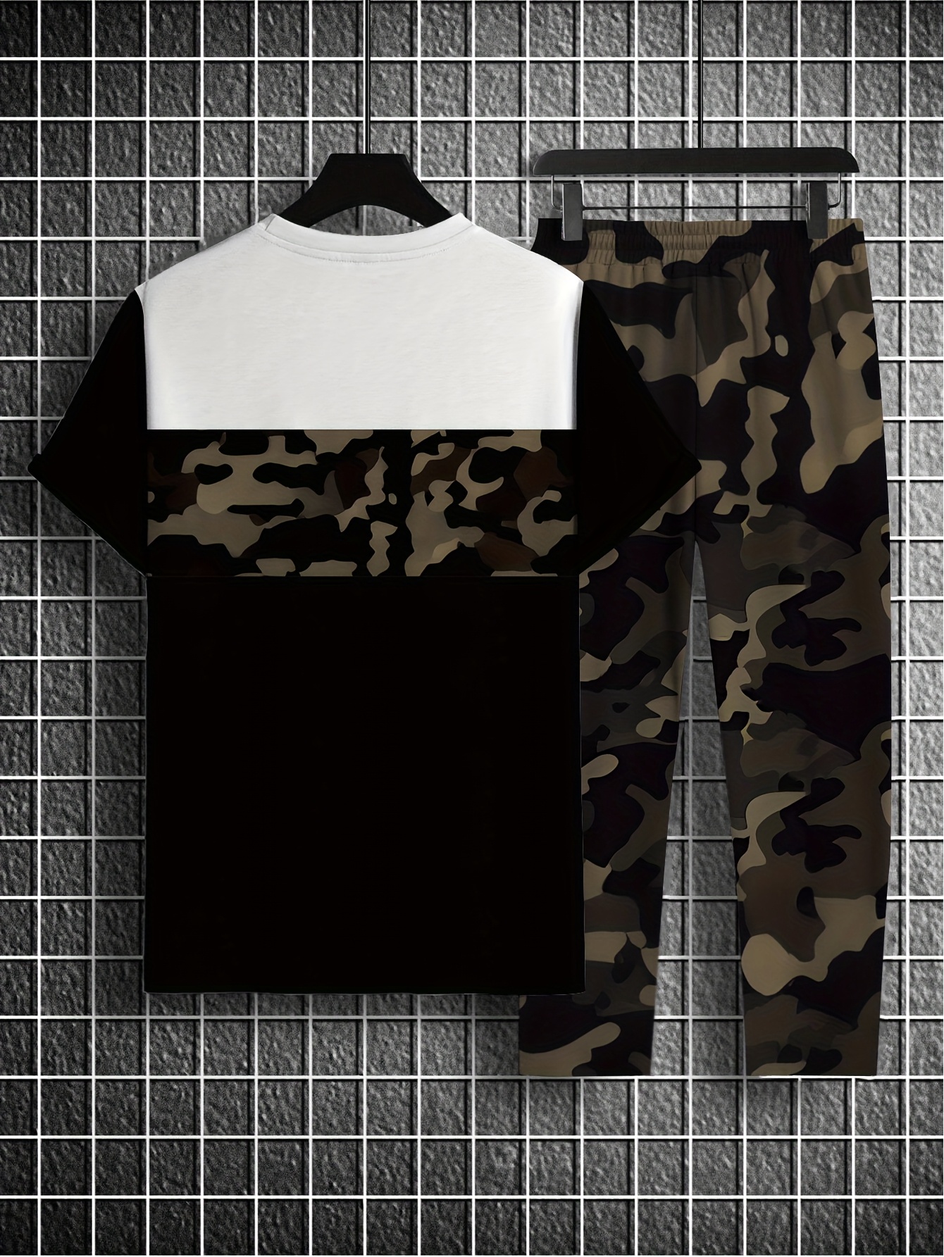 2026 Summer New Men's Short-Sl – обзор и цена Mens Fashion Camo Pants