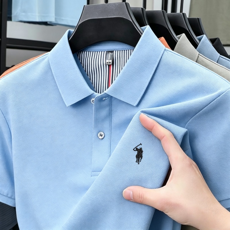 100% pure cotton high-end bran – обзор и цена Men'S Fashion Polo Shirt