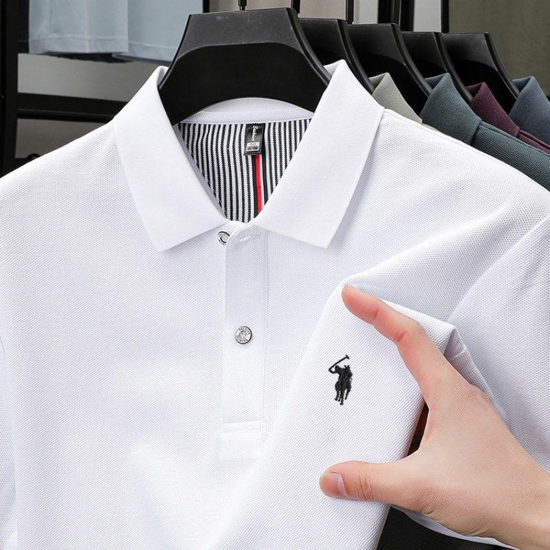 100% pure cotton high-end bran – обзор и цена Men'S Fashion Polo Shirt
