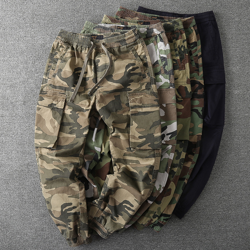 Vintage Camo Multi Pocket Carg – обзор и цена Mens Fashion Camo Pants