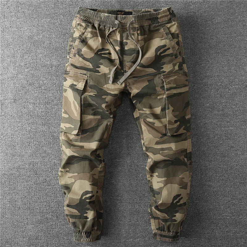 Vintage Camo Multi Pocket Carg – обзор и цена Mens Fashion Camo Pants