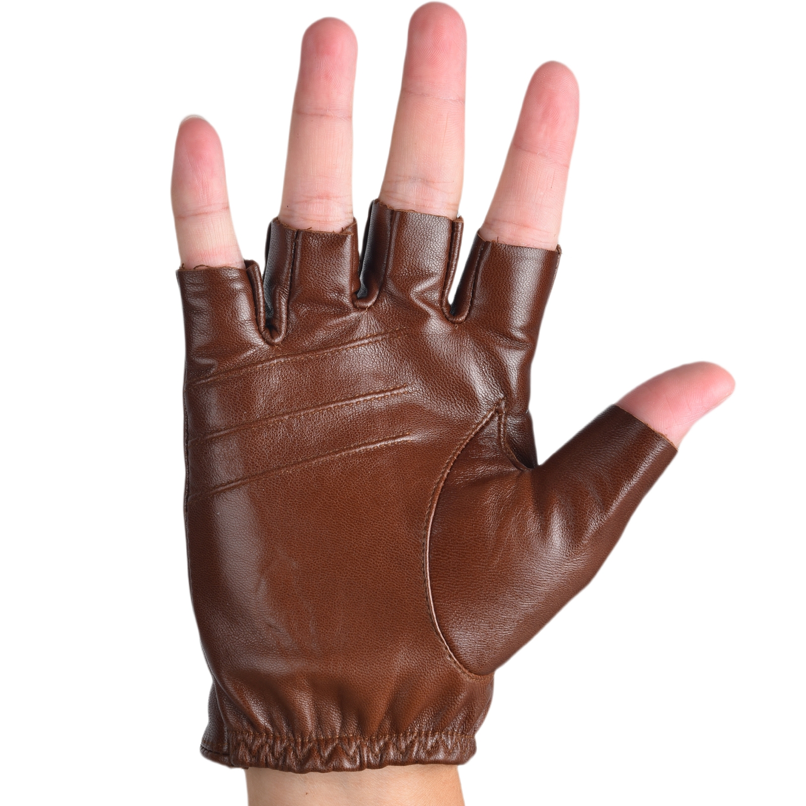 Mens Fingerless Half Finger Le – обзор и цена Driving Gloves Leather