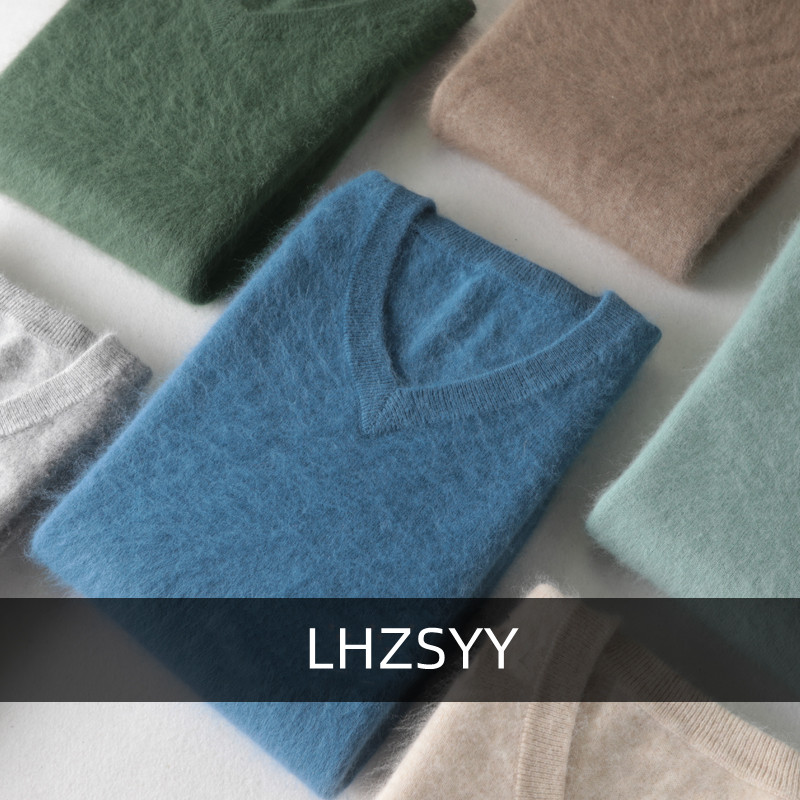 LHZSYY Men's 100% Mink Cashmer – обзор и цена Mens Fashion Jumpers