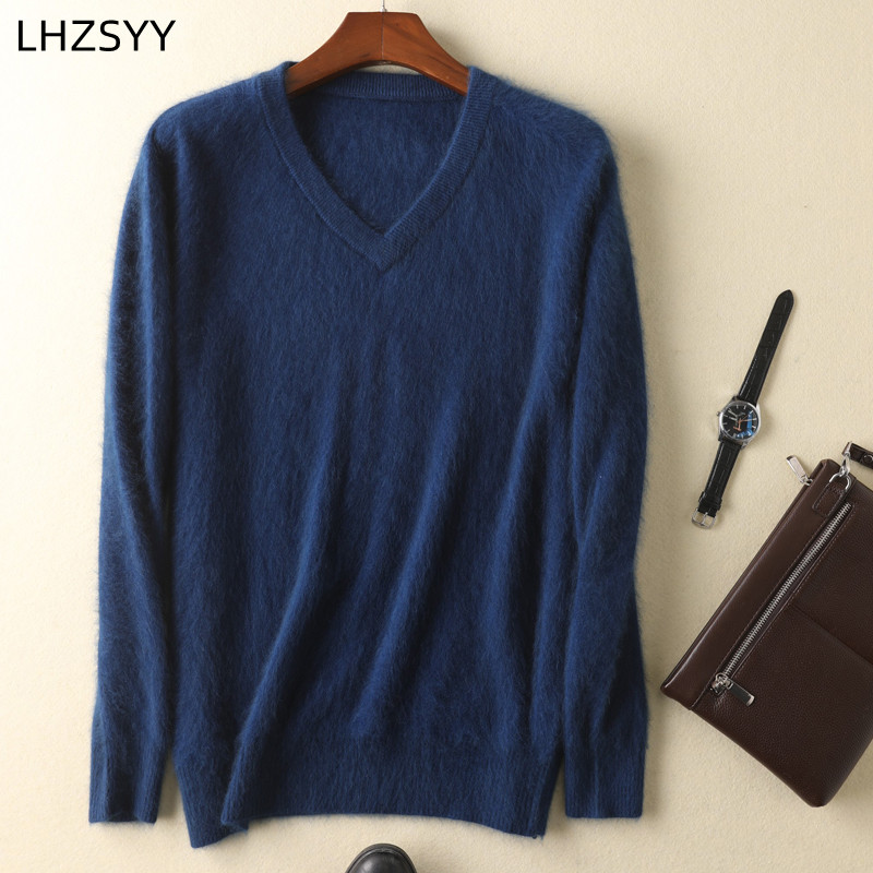 LHZSYY Men's 100% Mink Cashmer – обзор и цена Mens Fashion Jumpers