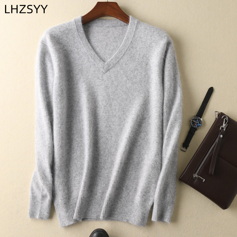 LHZSYY Men's 100% Mink Cashmer – обзор и цена Mens Fashion Jumpers