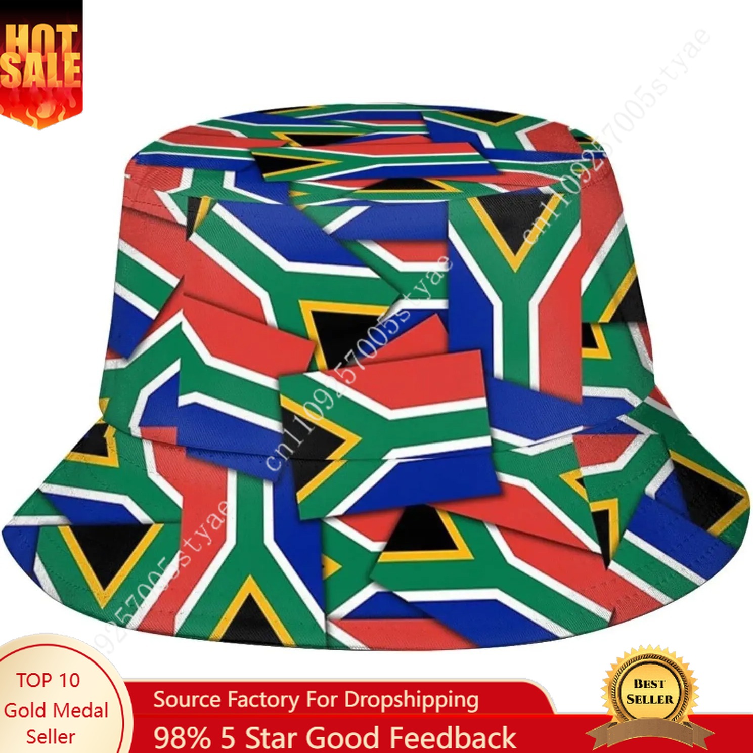 South Africa Flag Bucket Hat M – обзор и цена Mens Fashion Bucket Hat