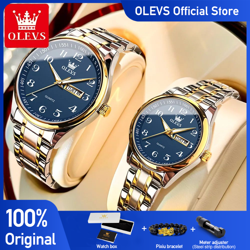 OLEVS 5567 Brand Couple Quartz – обзор и цена Mens Fashion In 40S
