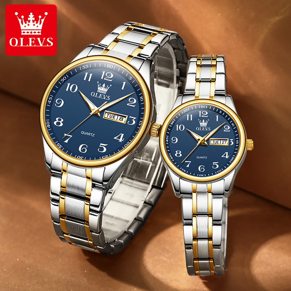 OLEVS 5567 Brand Couple Quartz – обзор и цена Mens Fashion In 40S