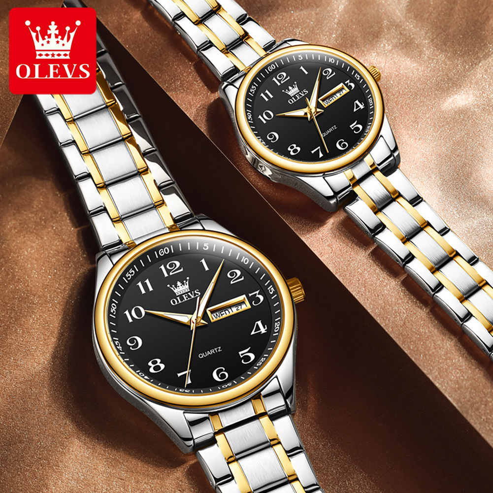 OLEVS 5567 Brand Couple Quartz – обзор и цена Mens Fashion In 40S