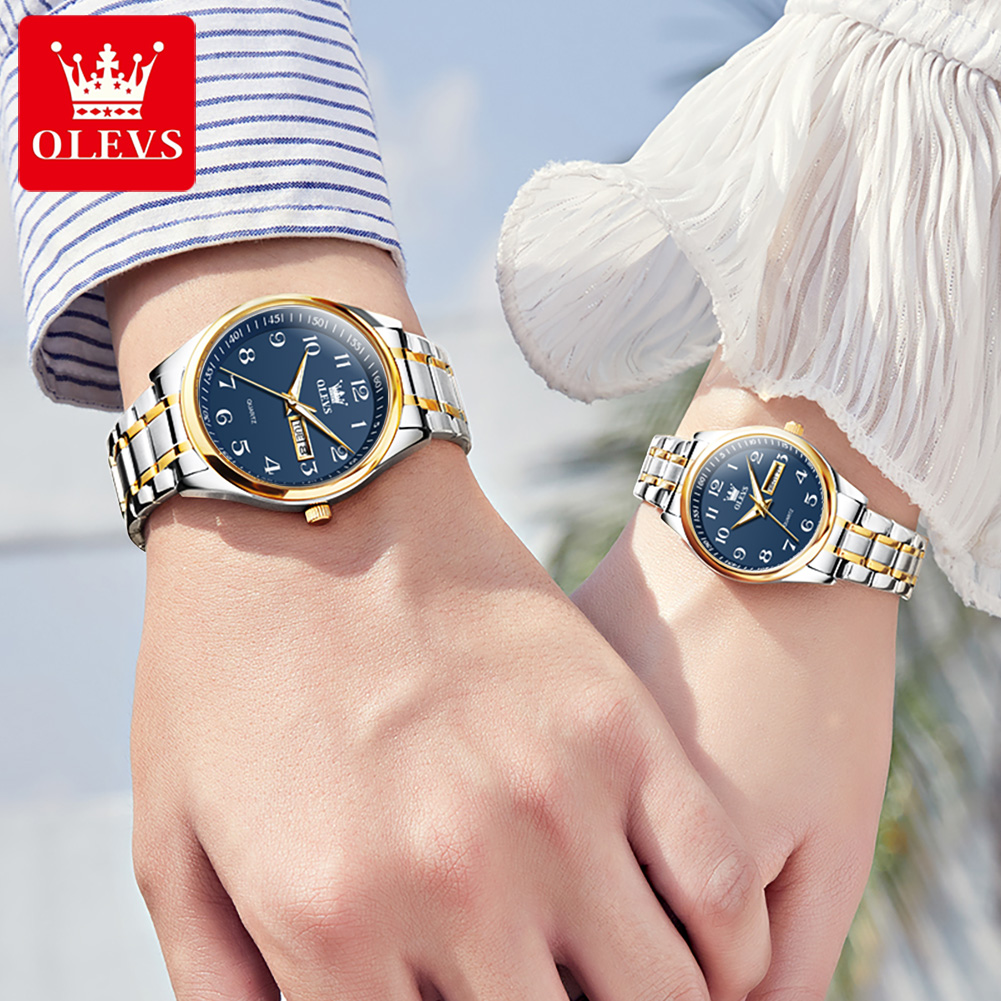 OLEVS 5567 Brand Couple Quartz – обзор и цена Mens Fashion In 40S