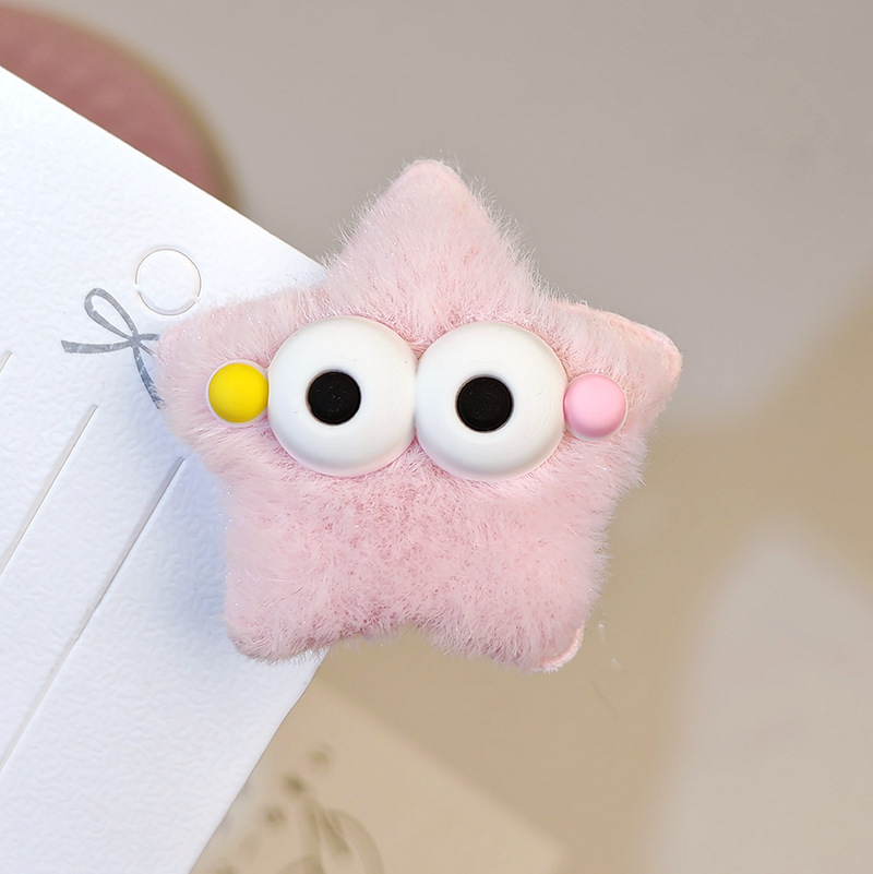 5pcs plush big eyed five point – обзор и цена Men Fashion Hair Style