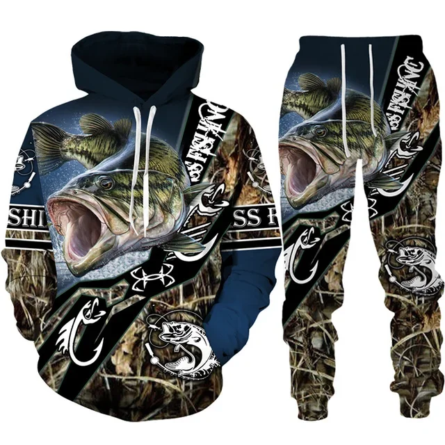 Novelty 3D Fish Printed Men Wo – обзор и цена Mens Fashion Camo Pants