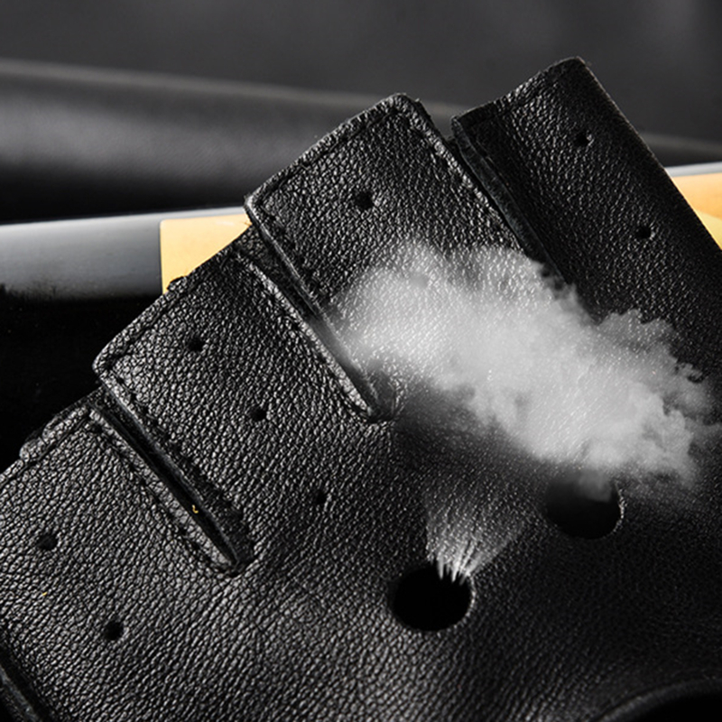 Leather Gloves Men's Half Fing – обзор и цена Driving Gloves Leather