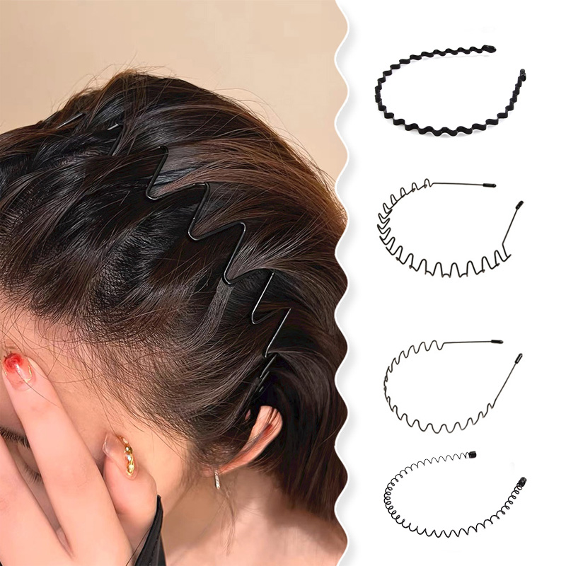 2-5Pcs Wavy Hairband Spring Ha – обзор и цена Men Fashion Hair Style