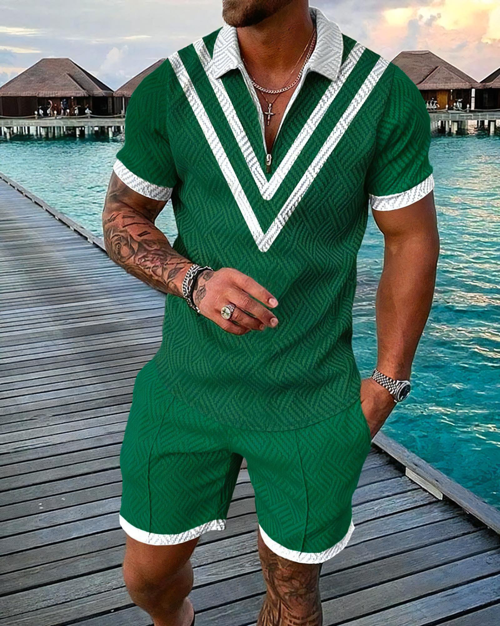Funny 3D Printed Men's 2 Piece – обзор и цена Men'S Fashion Polo Shirt