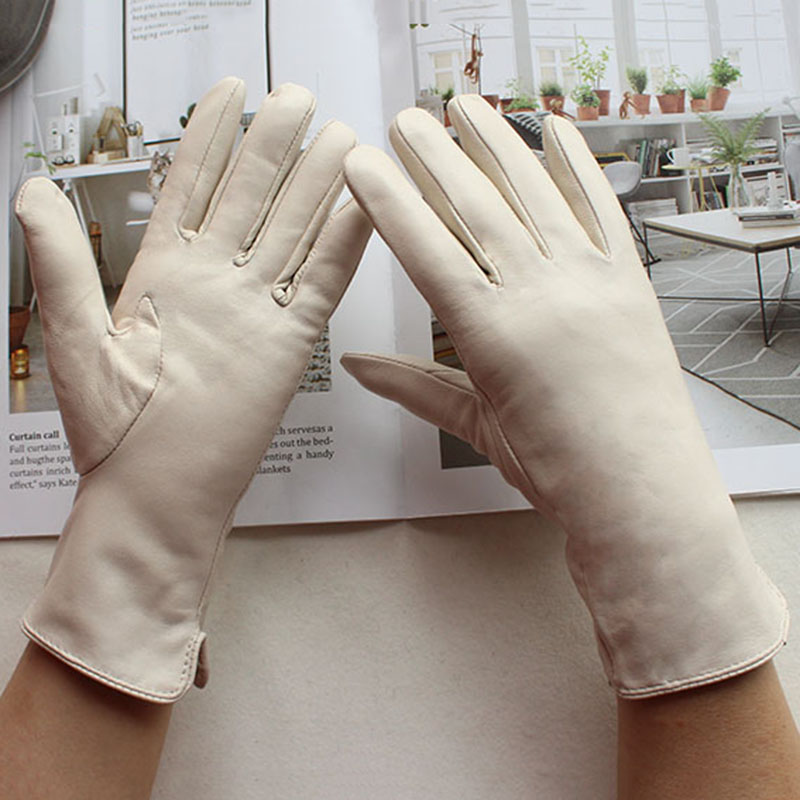 Women's Color Sheepskin Leathe – обзор и цена Driving Gloves Leather