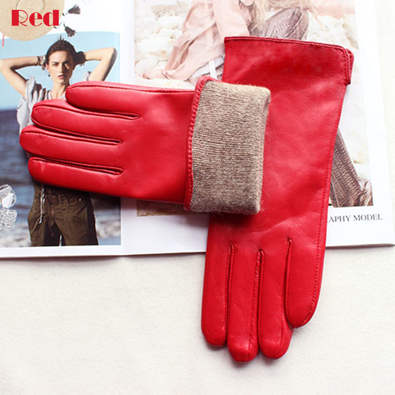 Women's Color Sheepskin Leathe – обзор и цена Driving Gloves Leather