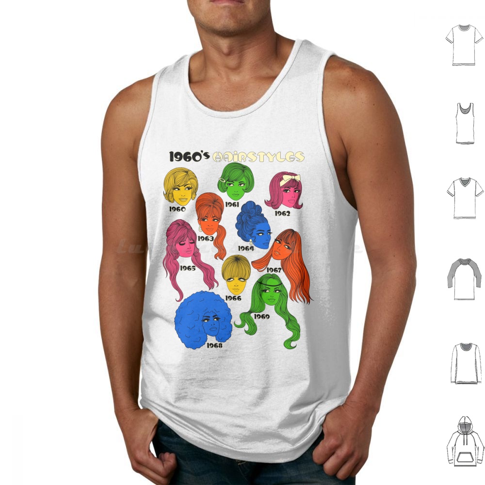 1960s Hairstyles Tank Tops Pri – обзор и цена Men'S Fashion 1960S