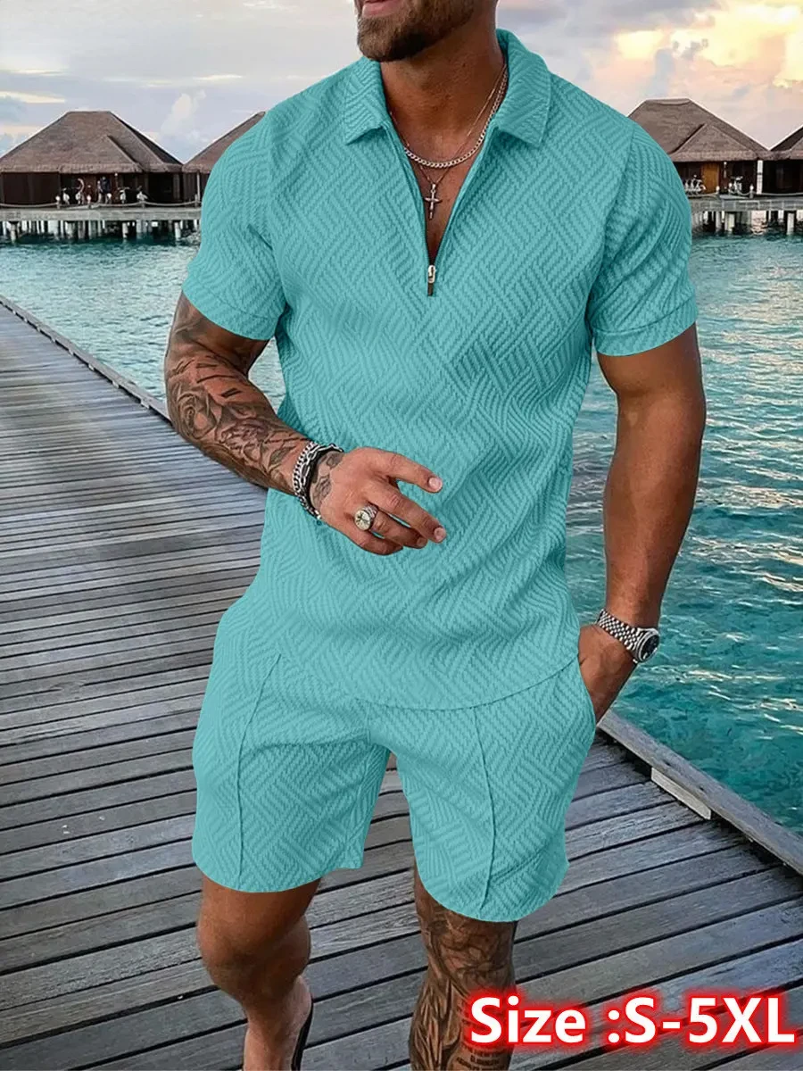 2026 New Summer Men's Suit Tre – обзор и цена Men'S Fashion Polo Shirt