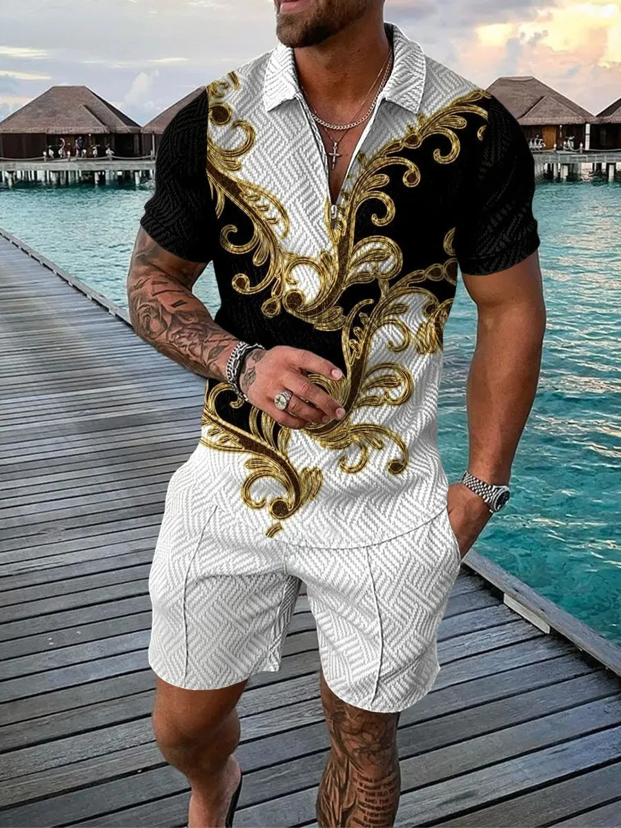2026 New Summer Men's Suit Tre – обзор и цена Men'S Fashion Polo Shirt